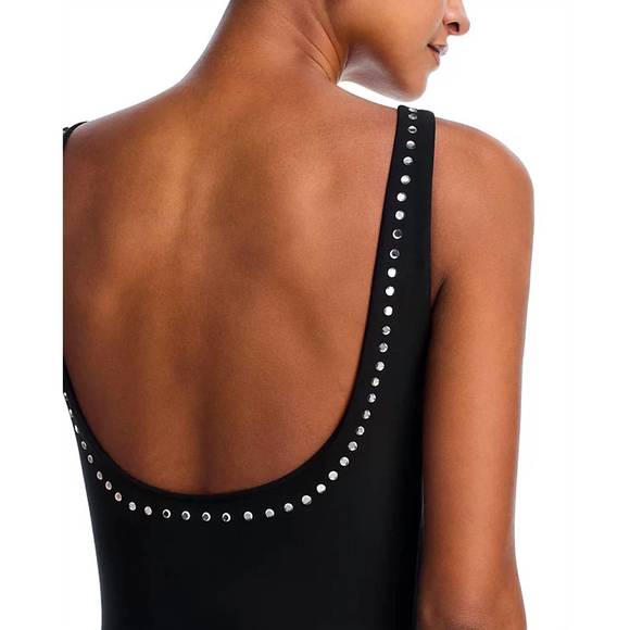 NEW CHIARA BONI la petitie robe kijuro one-piece swimsuit in black - Picture 4 of 4